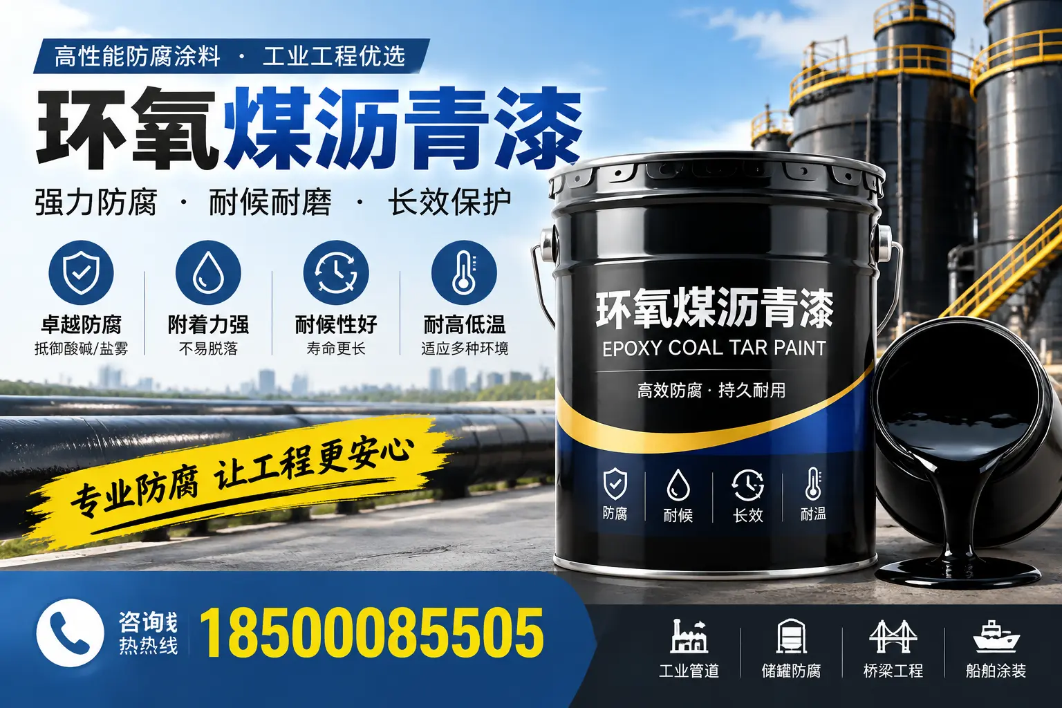 环氧煤沥青漆的施工方法与注意事项，确保在金昌顺利完成